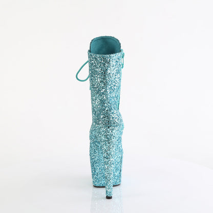 ADORE-1020GWR Pleaser Turquoise 7 Inch Exotic Dance Ankle Boots