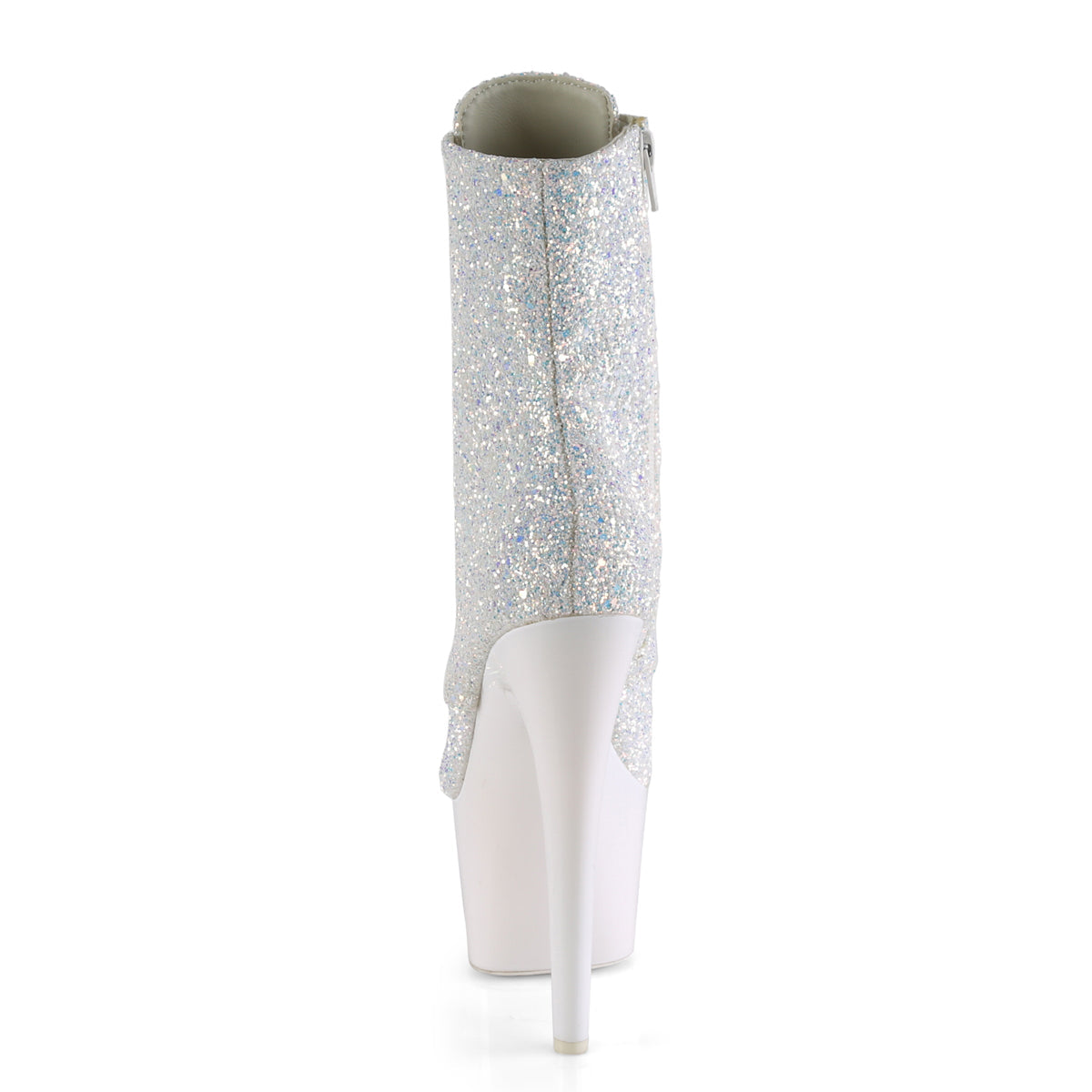 ADORE-1020LG Pleaser Neon White 7 Inch Pole Dance Ankle Boots