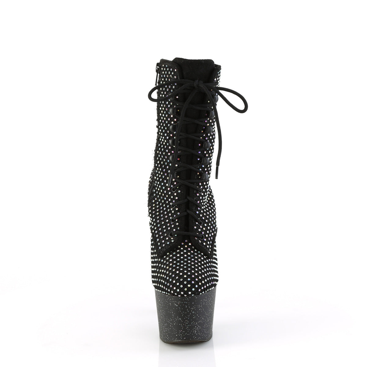 ADORE-1020RM Pleaser Black 7 Inch Pole Dance Ankle Boots