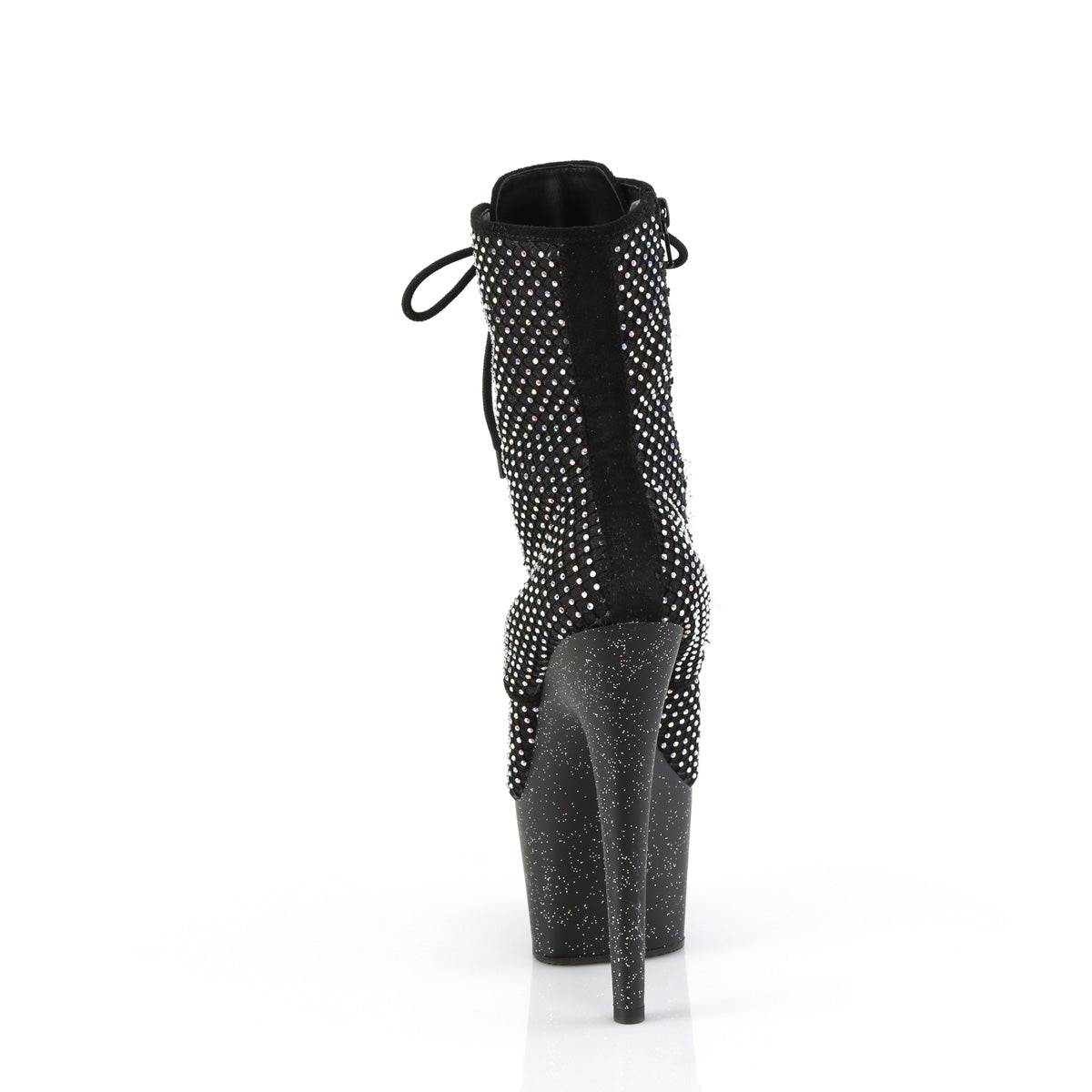 ADORE-1020RM Pleaser Black 7 Inch Pole Dance Ankle Boots
