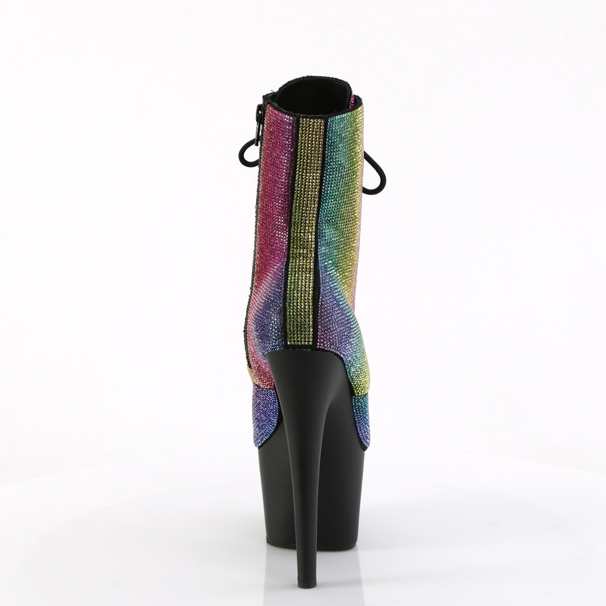 ADORE-1020RS Pleaser Rainbow 7 Inch Pole Dancer Ankle Boots