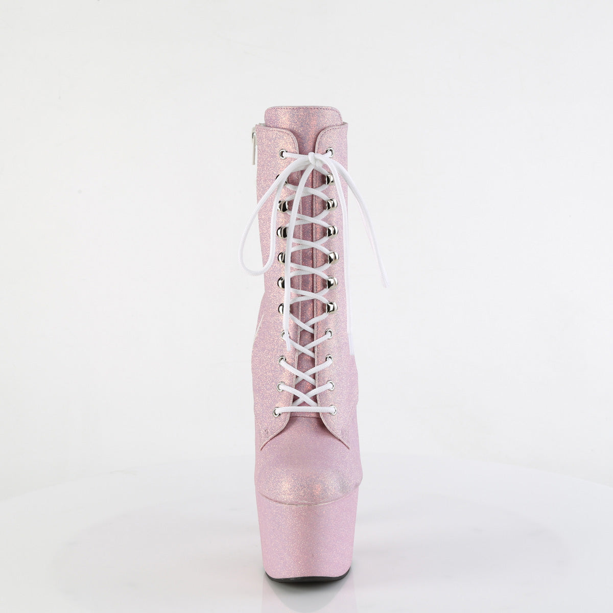 ADORE-1020SDG Pleaser Baby Pink 7 Inch Pole Heels Ankle Boots