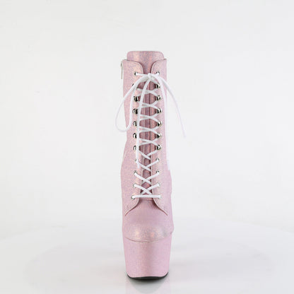 ADORE-1020SDG Pleaser Baby Pink 7 Inch Pole Heels Ankle Boots