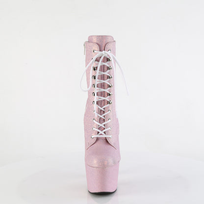 ADORE-1020SDG Pleaser Baby Pink 7 Inch Pole Heels Ankle Boots