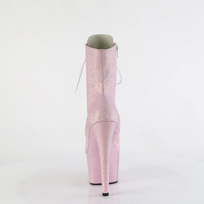 ADORE-1020SDG Pleaser Baby Pink 7 Inch Pole Heels Ankle Boots