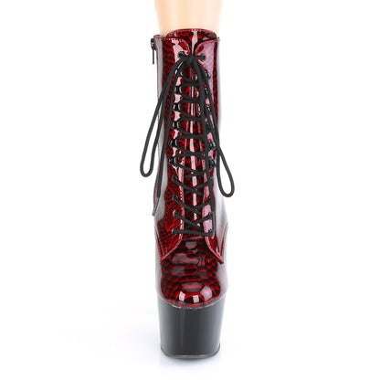ADORE-1020SP Pleaser Red 7 Inch Exotic Dancer Ankle Boots