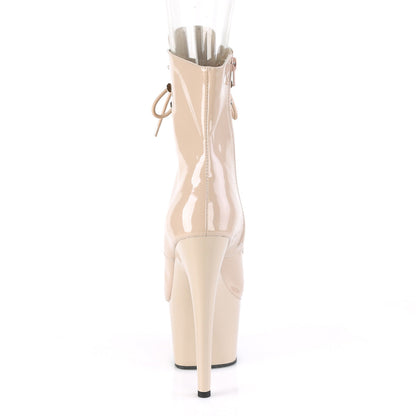 ADORE-1021 Pleaser Nude 7 Inch Exotic Dance Ankle Boots