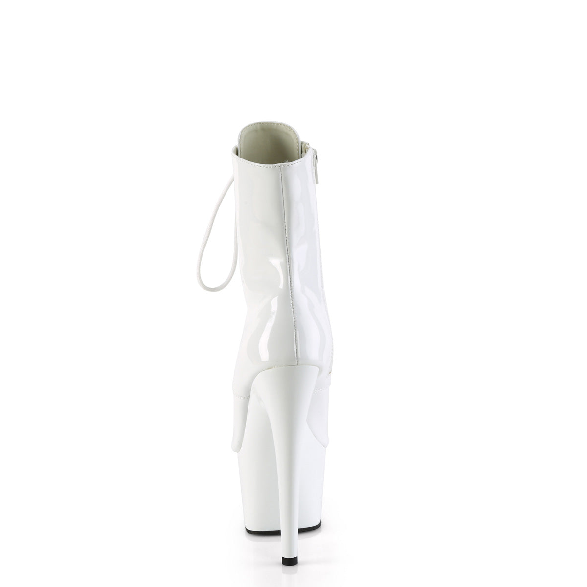 ADORE-1021 Pleaser White 7 Inch Fetish Platform Ankle Boots