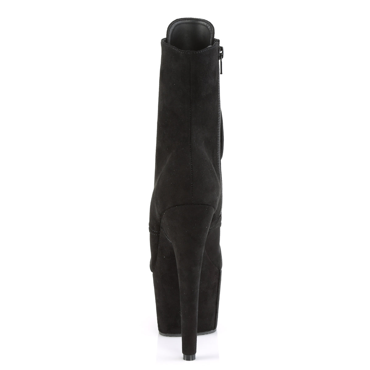 ADORE-1021FS Pleaser Black 7 Inch Pole Dancer Ankle Boots