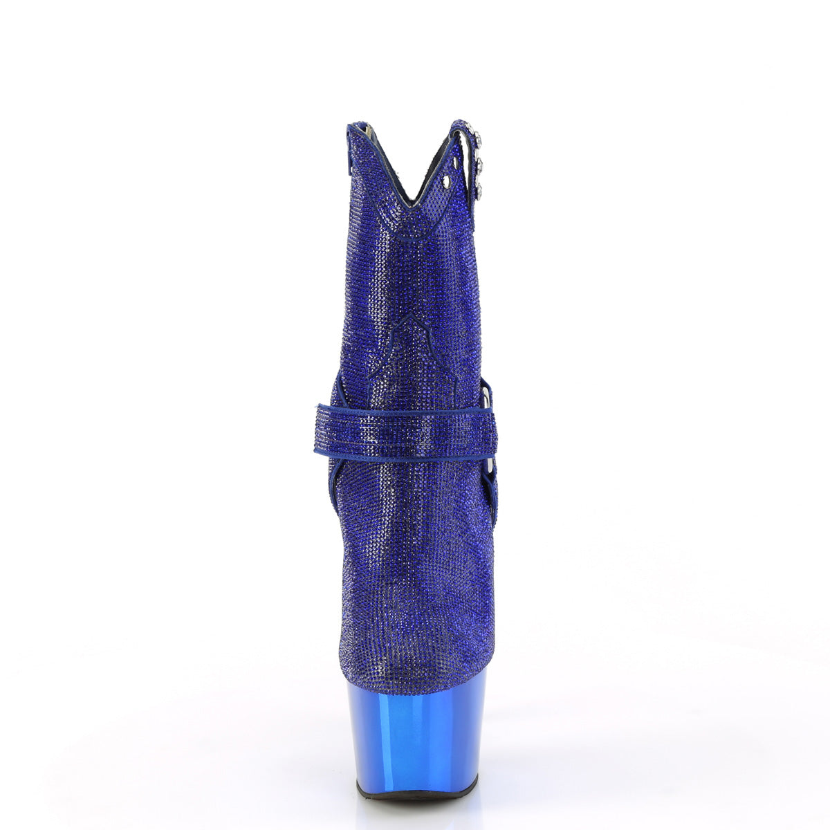 ADORE-1029CHRS Pleaser Royal Blue 7 Inch Pole Dancing Ankle Boots