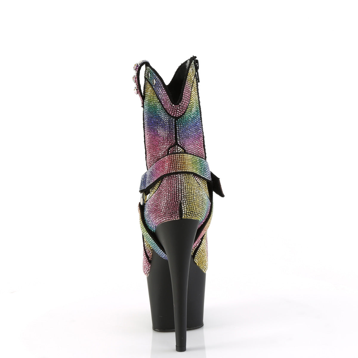 ADORE-1029RS Pleaser Multi 7 Inch Exotic Dancer Ankle Boots