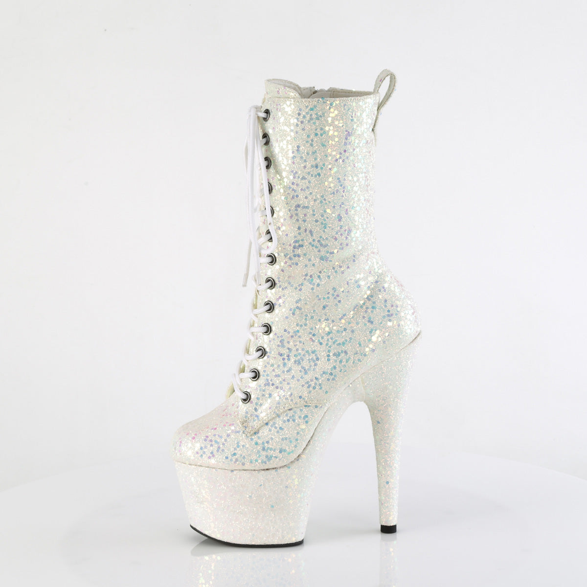 ADORE-1040IG Pleaser Opal Glitter 7 Inch Pole Dance Ankle Boots