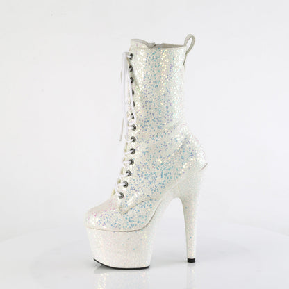 ADORE-1040IG Pleaser Opal Glitter 7 Inch Pole Dance Ankle Boots