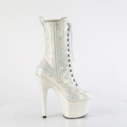 ADORE-1040IG Pleaser Opal Glitter 7 Inch Pole Dance Ankle Boots