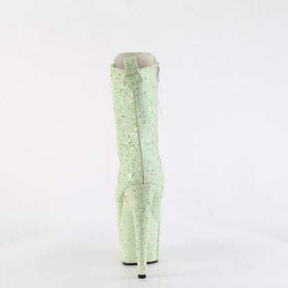 ADORE-1040GR Pleaser Mint 7 Inch Pole Dance Ankle Boots