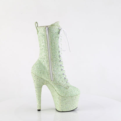ADORE-1040GR Pleaser Mint 7 Inch Pole Dance Ankle Boots