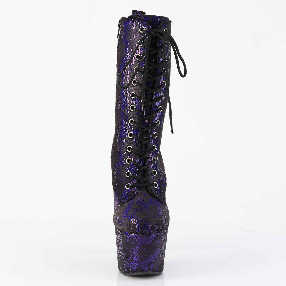 ADORE-1040SPF Pleaser Purple 7 Inch Lap Dance Ankle Boots