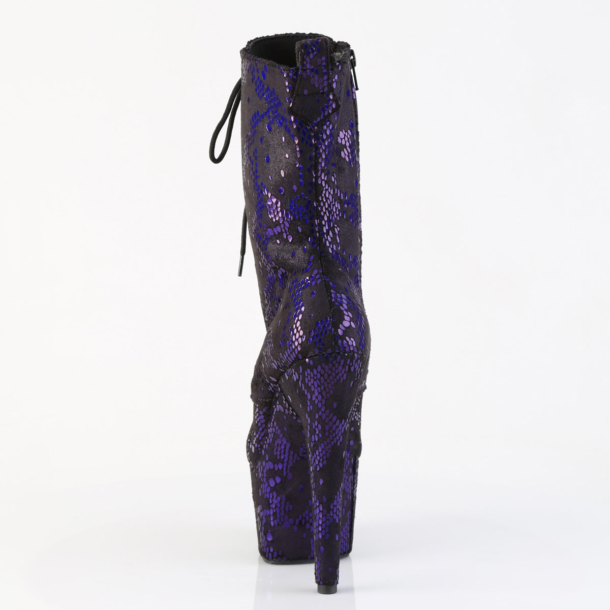 ADORE-1040SPF Pleaser Purple 7 Inch Lap Dance Ankle Boots
