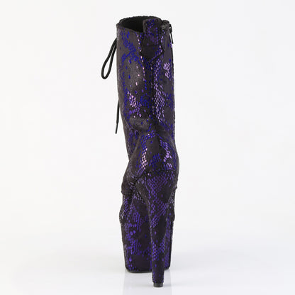 ADORE-1040SPF Pleaser Purple 7 Inch Lap Dance Ankle Boots