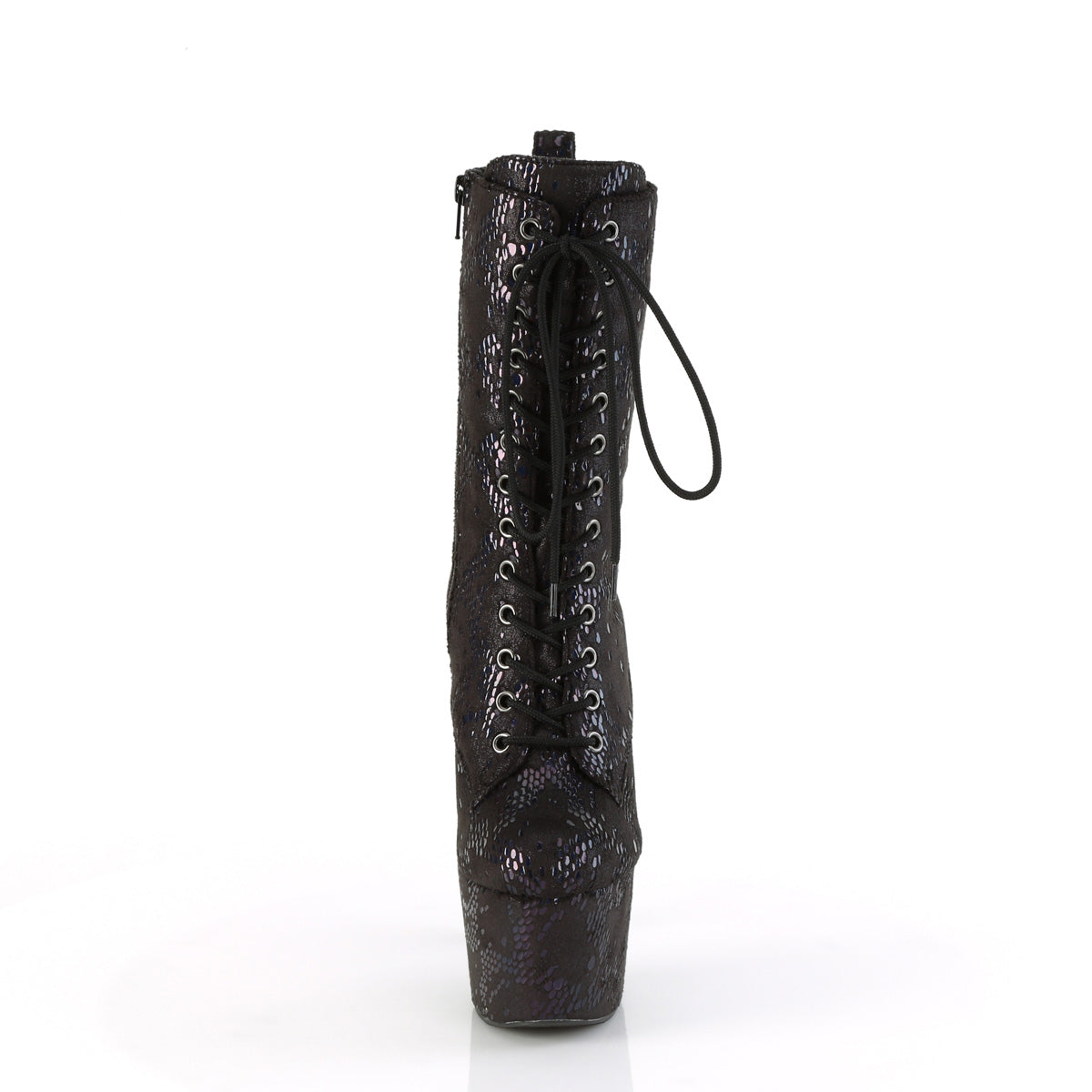 ADORE-1040SPF Pleaser Black 7 Inch Glamour Ankle Boots