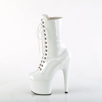 ADORE-1040TT Pleaser Blush 7 Inch Pole Heels Ankle Boots