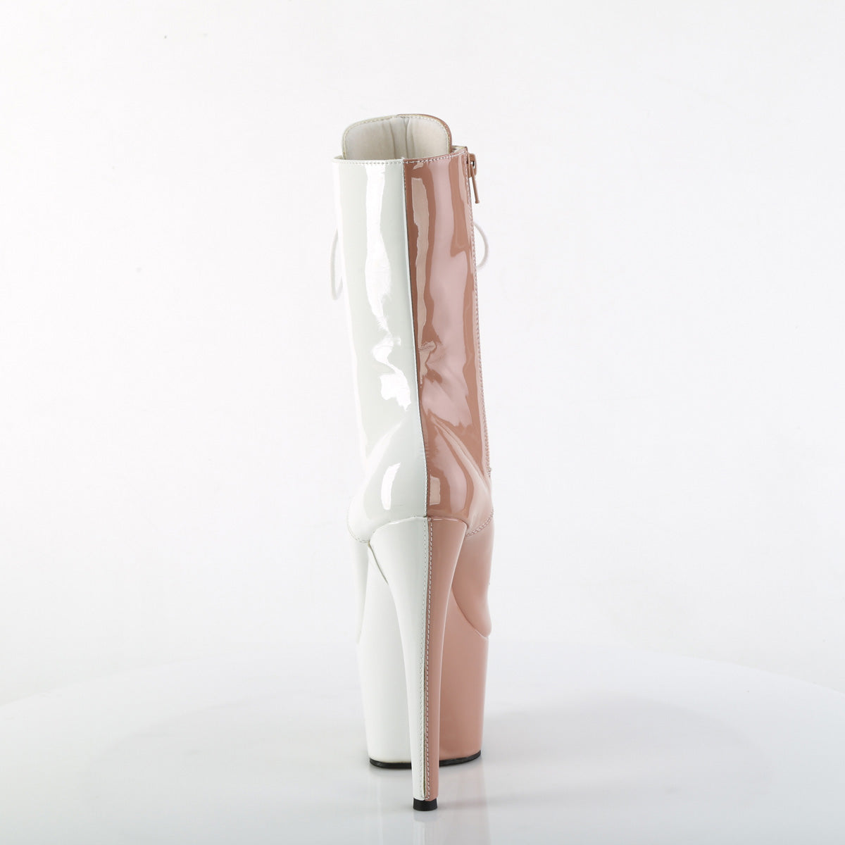 ADORE-1040TT Pleaser Blush 7 Inch Pole Heels Ankle Boots