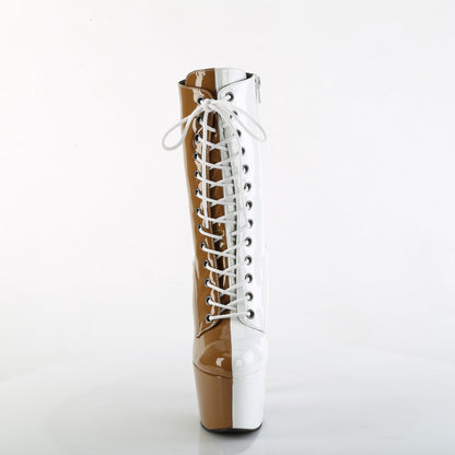 ADORE-1040TT Pleaser Taupe 7 Inch Pole Dancing Ankle Boots