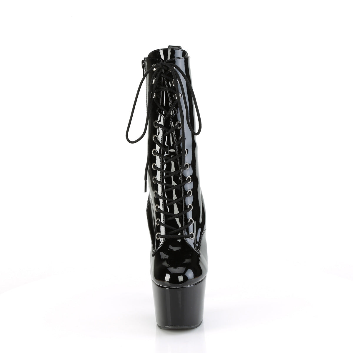 ADORE-1040WR-HG Pleaser Black 7 Inch Exotic Dancer Ankle Boots