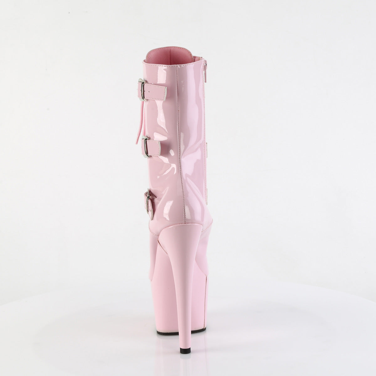 ADORE-1043 Pleaser Baby Pink 7 Inch Exotic Dancer Ankle Boots
