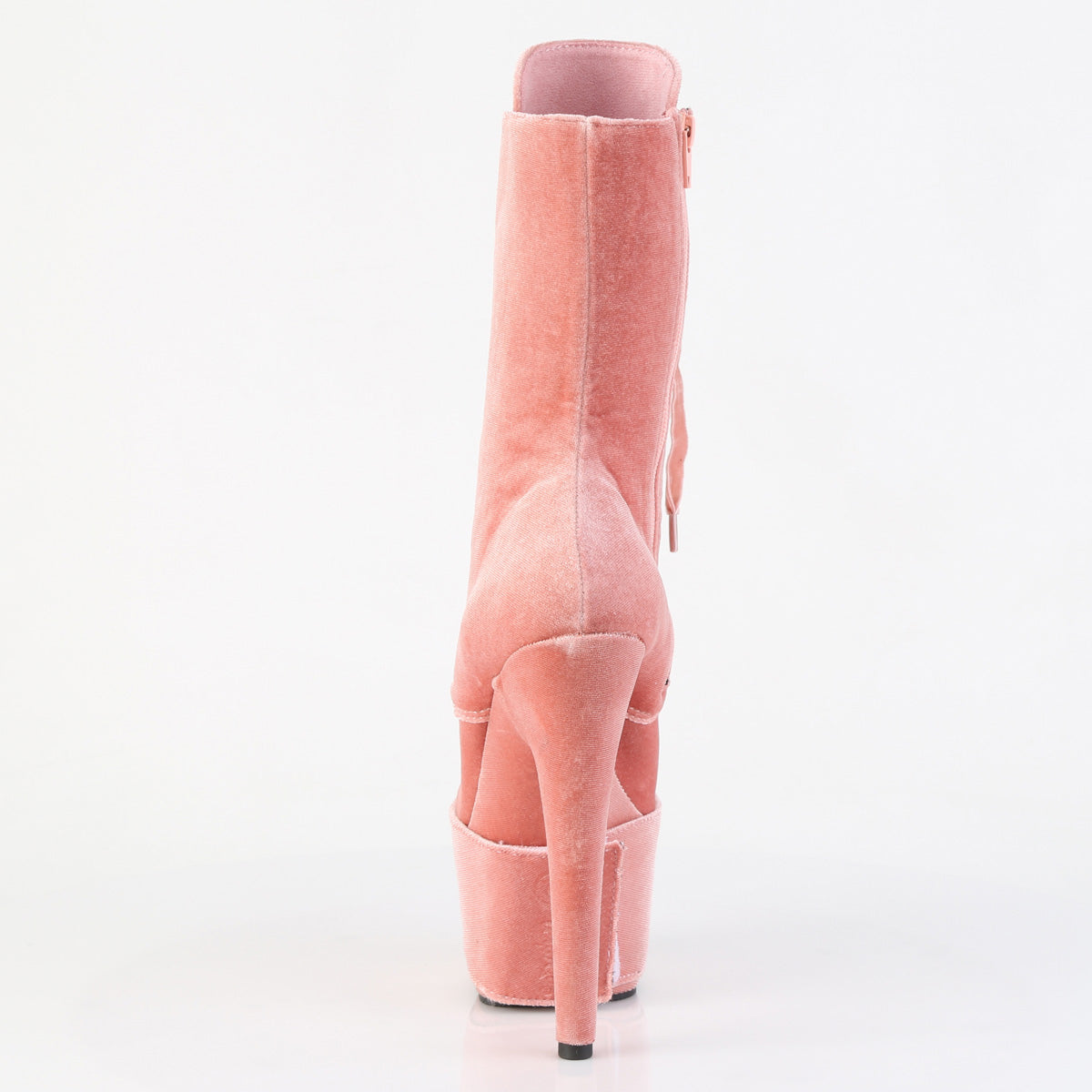 ADORE-1045VEL Pleaser Dusty Pink 7 Inch Exotic Dance Ankle Boots