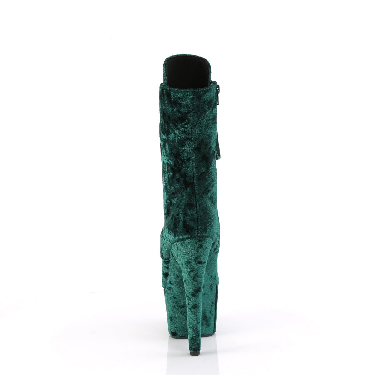 ADORE-1045VEL Pleaser Emerald Green 7 Inch Ladies Fetish Ankle Boots