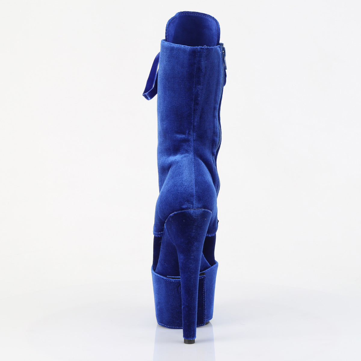 ADORE-1045VEL Pleaser Navy Blue 7 Inch Pole Dance Ankle Boots