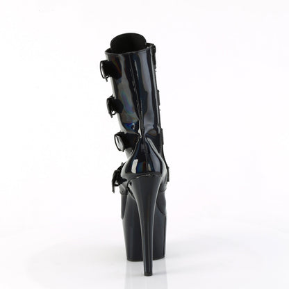 ADORE-1046 Pleaser Black 7 Inch Exotic Dancing Ankle Boots