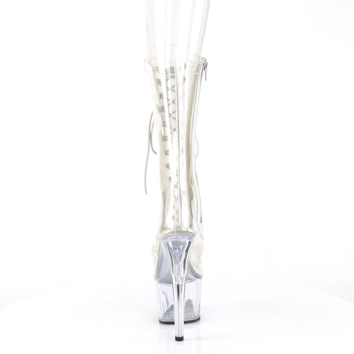 ADORE-1050C Pleaser Clear 7 Inch Pole Dancing Ankle Boots
