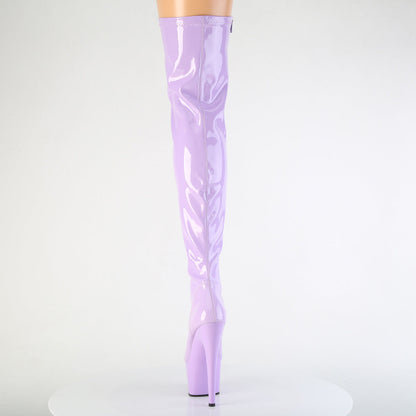 ADORE-3000 Pleaser Lavender 7 Inch Platform Kinky Thigh Boots
