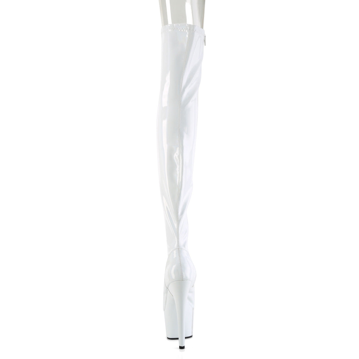 ADORE-3011HWR Pleaser White 7 Inch Platform Sexy Thigh Boots
