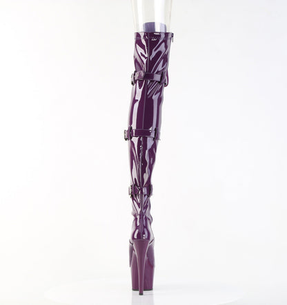 ADORE-3028 Pleaser Purple 7 Inch Pole Dance Thigh Boots