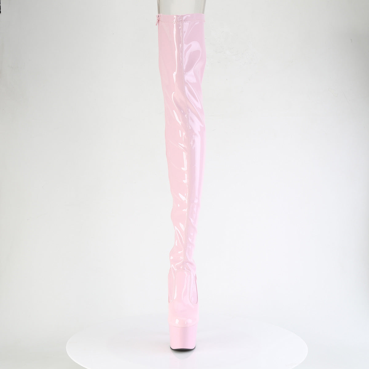 ADORE-3850 Pleaser Baby Pink 7 Inch Platform Thigh Boots