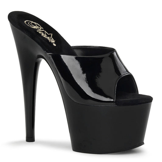 ADORE-701 Pleaser Black 7 Inch Exotic Dance Platform Shoes