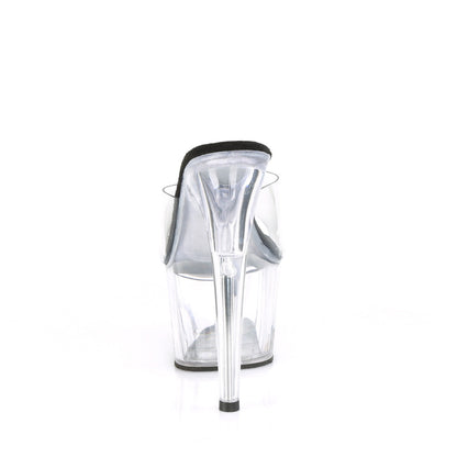 ADORE-701 Pleaser Clear 7 Inch Ladies Fetish Platform Shoes
