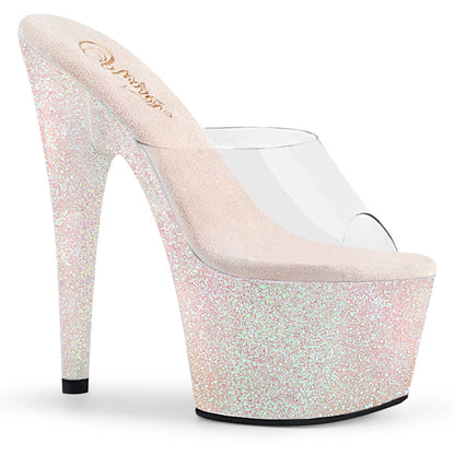 ADORE-701HMG Pleaser Opal Glitter 7 Inch Glamour Platform Shoes