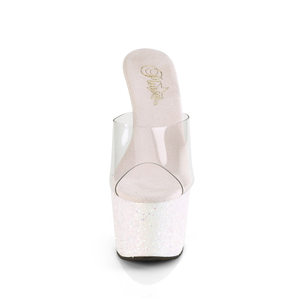 ADORE-701LG Pleaser Opal Glitter 7 Inch Pole Dancer Platform Shoes