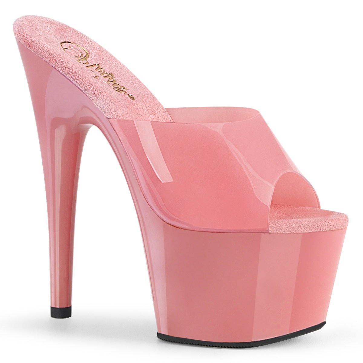 ADORE-701N Pleaser Baby Pink 7 Inch Pole Heels Platform Shoes