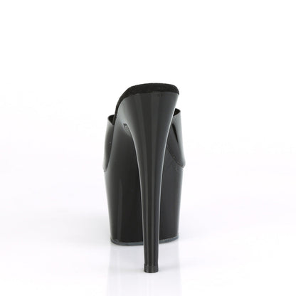 ADORE-701N Pleaser Black 7 Inch Pole Dancer Platform Shoes