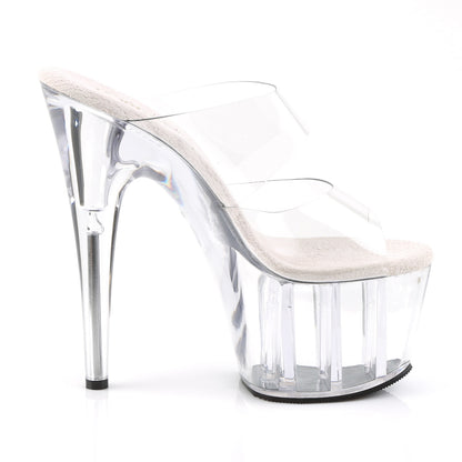 ADORE-702 Pleaser Clear 7 Inch Dancers Platform Shoes