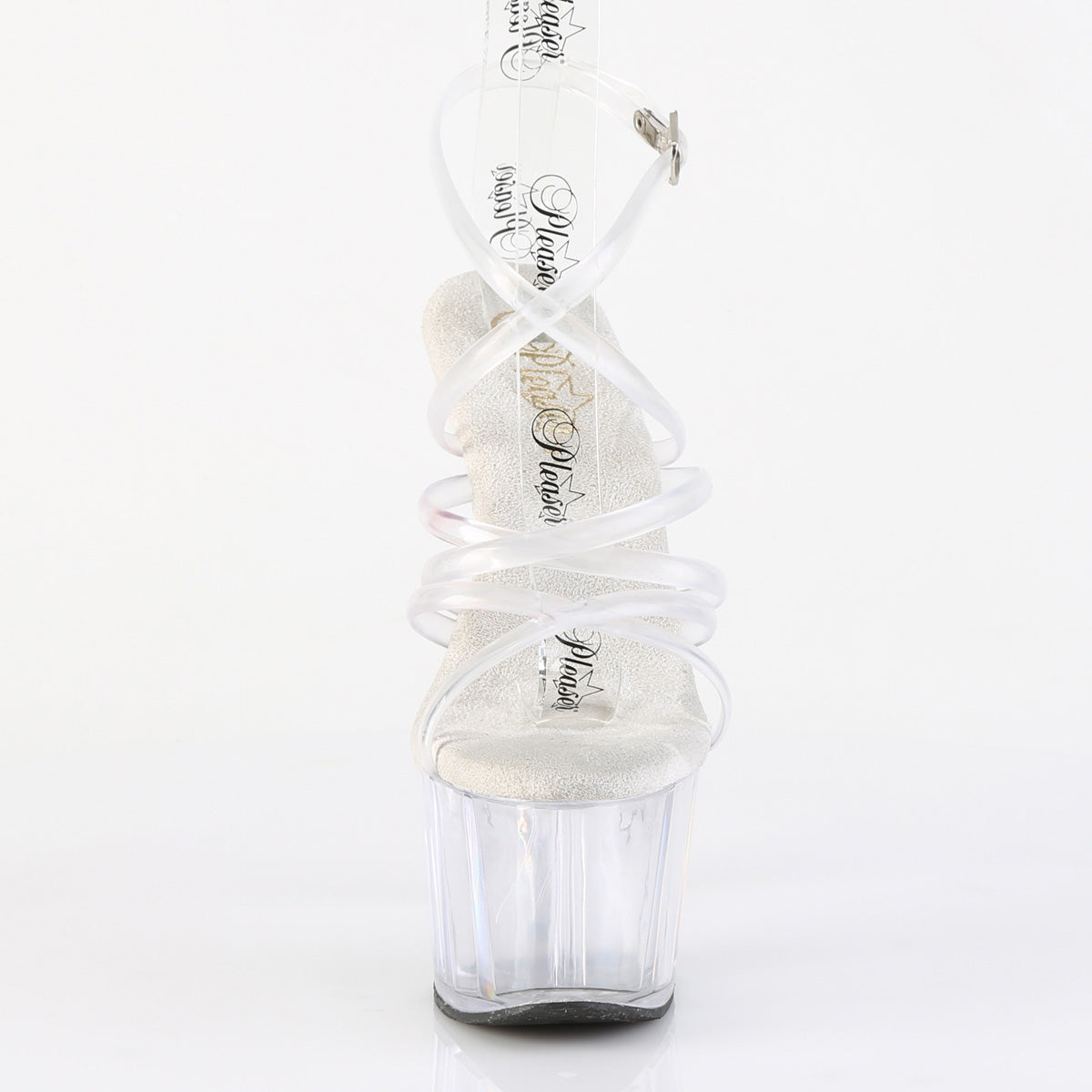 ADORE-706 Pleaser Clear 7 Inch Fetish Platform Shoes