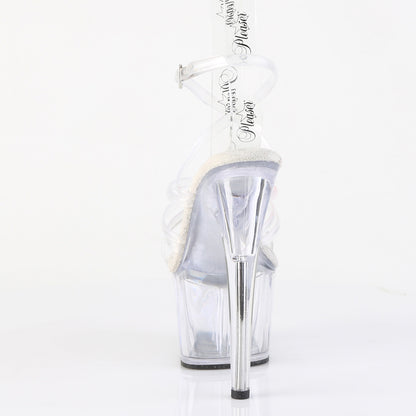 ADORE-706 Pleaser Clear 7 Inch Fetish Platform Shoes