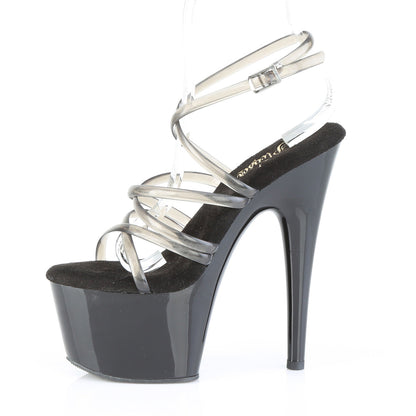 ADORE-706 Pleaser Smoke 7 Inch Exotic Platform Shoes