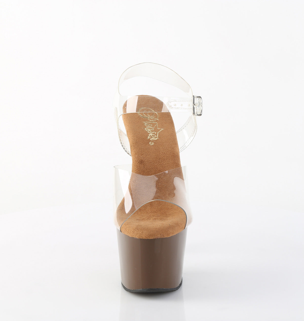ADORE-708 Pleaser Mocha 7 Inch Pole Dancer Platform Shoes