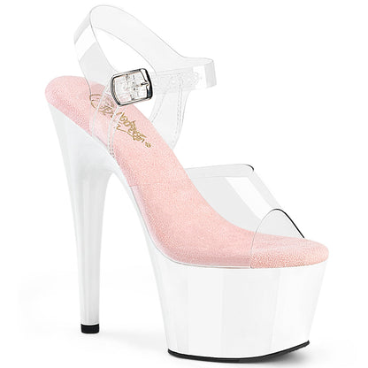 ADORE-708 Pleaser Baby Pink 7 Inch Pole Dancing Platform Shoes